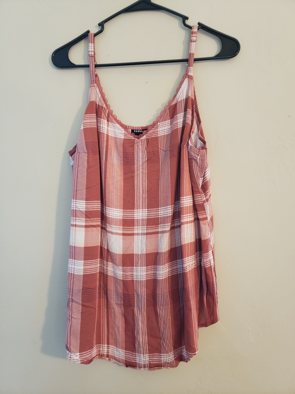torrid Rose Plaid Lightweight Cami
